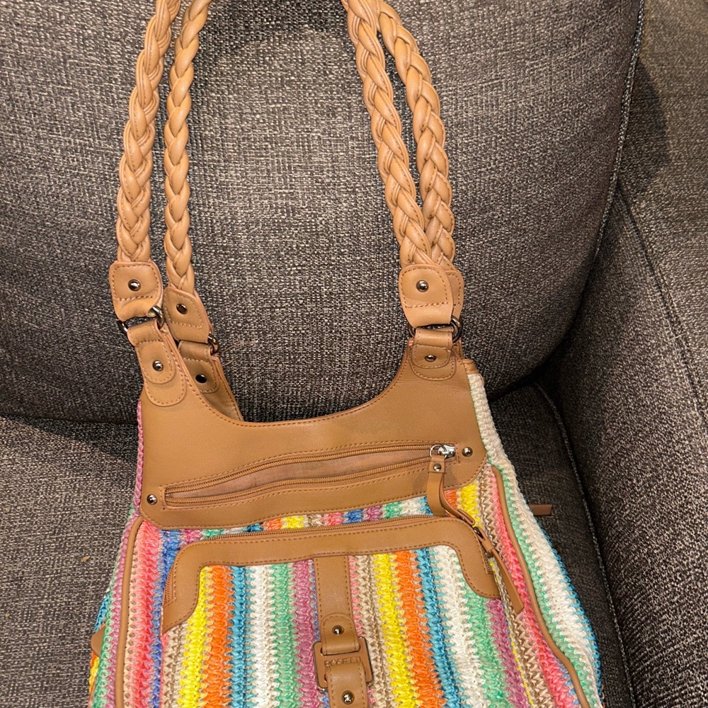 Women’s colorful, cheerful, and bright spring summer bag.